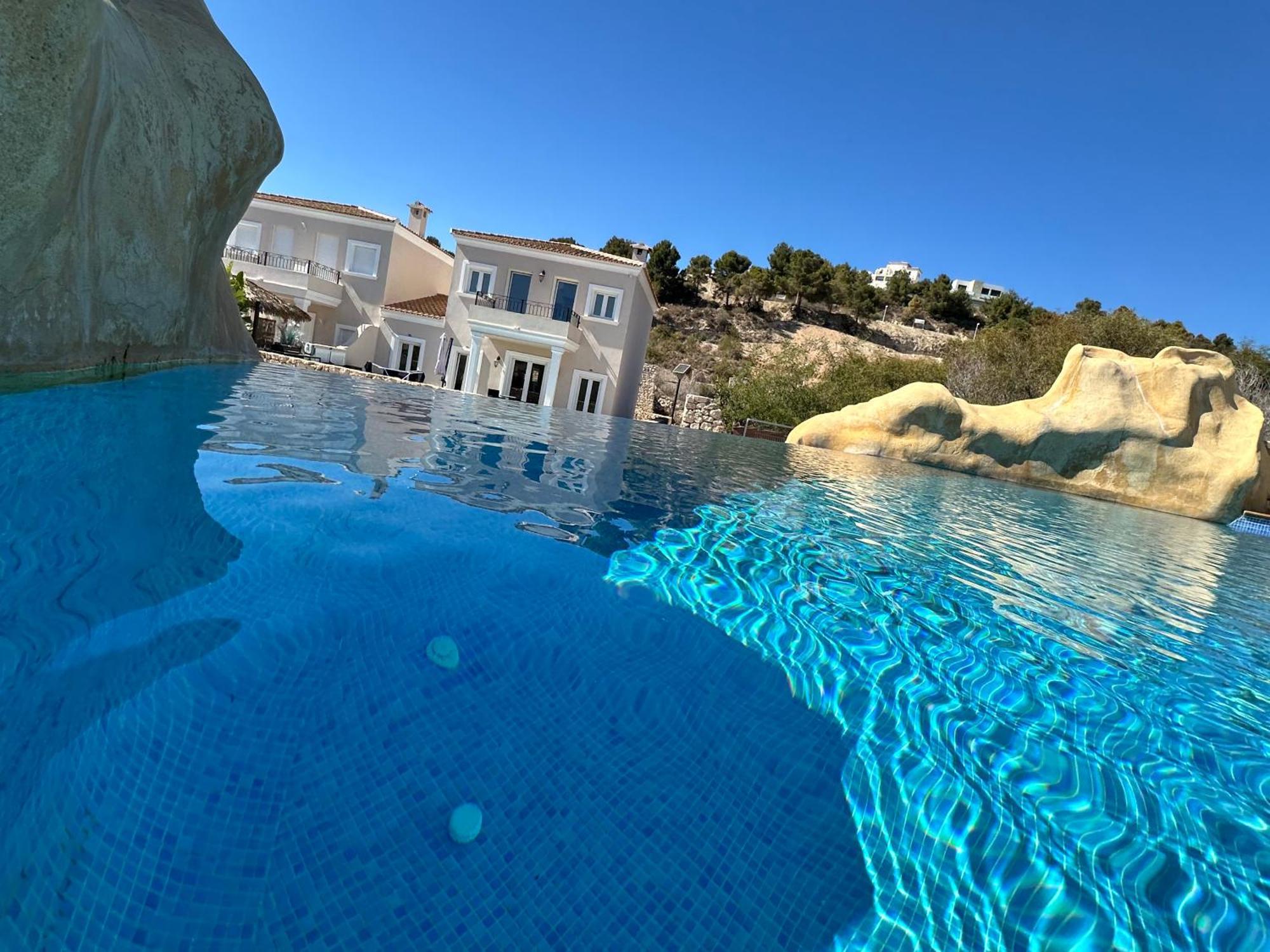 Cala-Azul Y Jacuzzi Villa กัลเป ภายนอก รูปภาพ